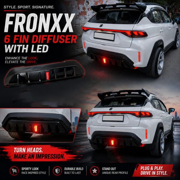 Fronx 6 Fin Diffuser with LED