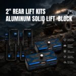 ROAV4X4 2 Inch Rear Lift Kit Aluminum Solid Lift Block for Toyota Hilux