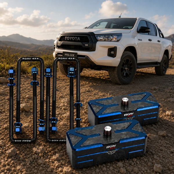 ROAV4X4 2 Inch Rear Lift Kit Aluminum Solid Lift Block for Toyota Hilux